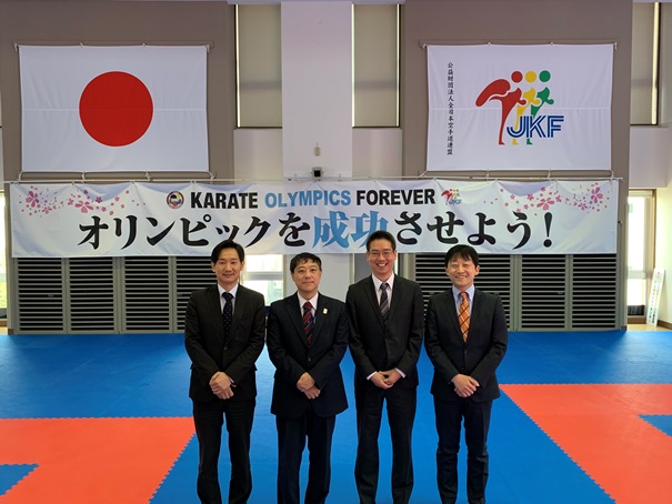 JKFの道場にて石川氏とクオリカ担当者