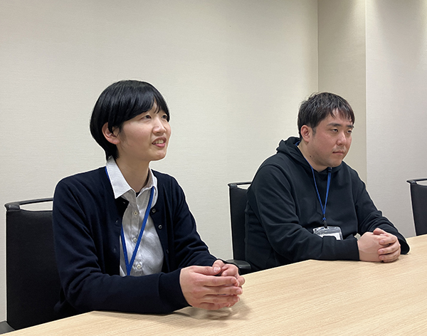 (右から)
株式会社SOYOKAZE
未来ビジネス開発部 課長 近藤海 氏
未来ビジネス開発部 主任 伊丹文 氏