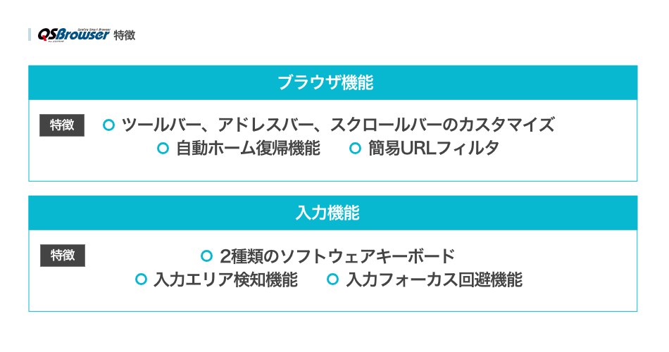 QSBrowser 特徴