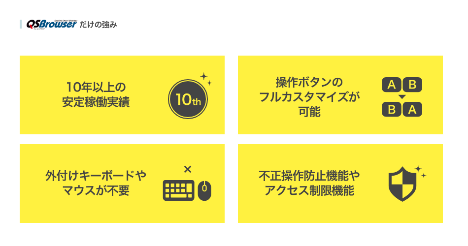 QSBrowser だけの強み